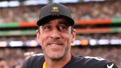 Aaron Rodgers quarterback of the Pittsburgh Steelers