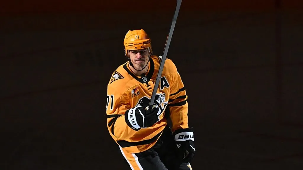 Evgeni Malkin at PPG PAINTS Arena in Pittsburgh, Pennsylvania.