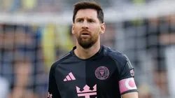 Lionel Messi #10 of Inter Miami reacts to a play.