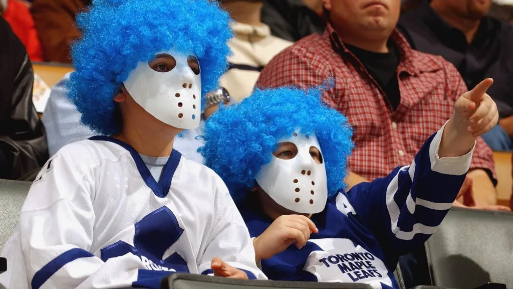 Toronto Maple Leafs fans (Source: Dave Sandford/Getty Images)
