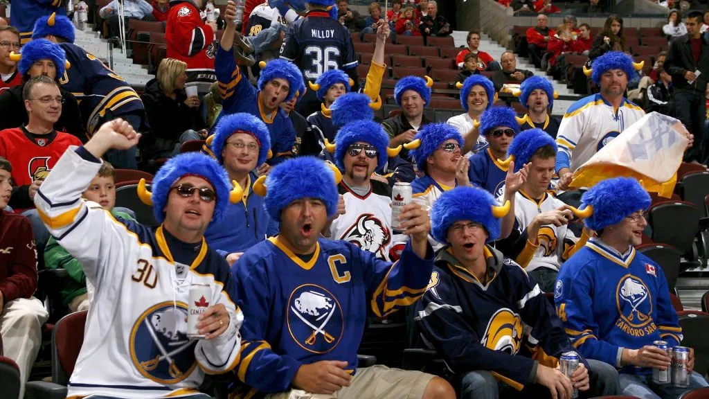 Buffalo Sabres fans (Source: Phillip MacCallum/Getty Images)