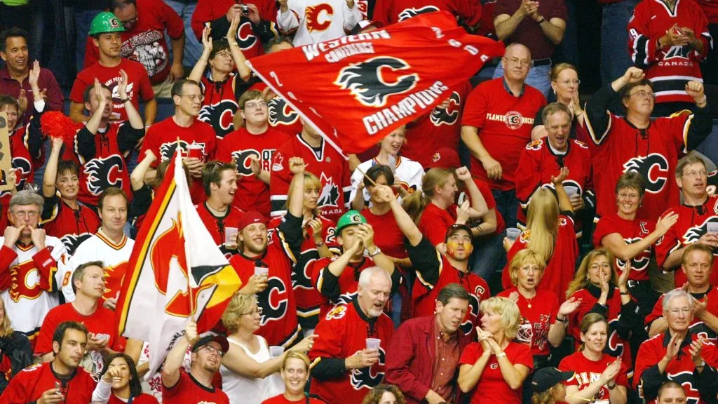 Calgary Flames fans (Source: Jeff Vinnick/Getty Images)