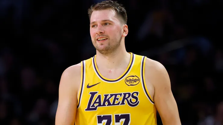 Luka Doncic of the Los Angeles Lakers.
