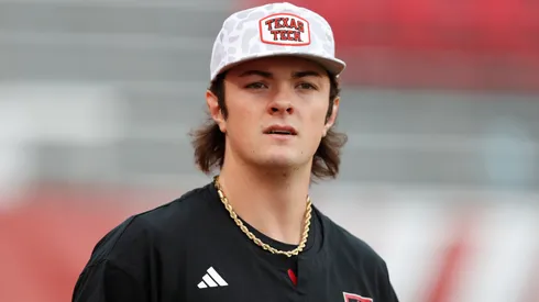 Behren Morton #2 of the Texas Tech Red Raiders.