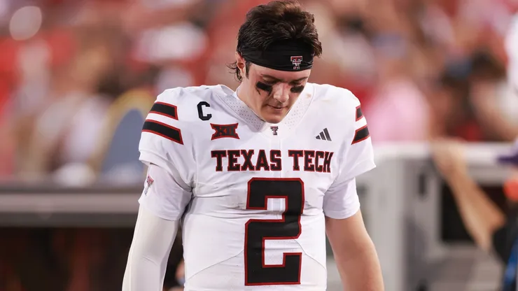 Behren Morton #2 of the Texas Tech Red Raiders.