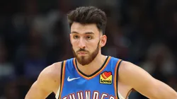 Chet Holmgren #7 of the Oklahoma City Thunder