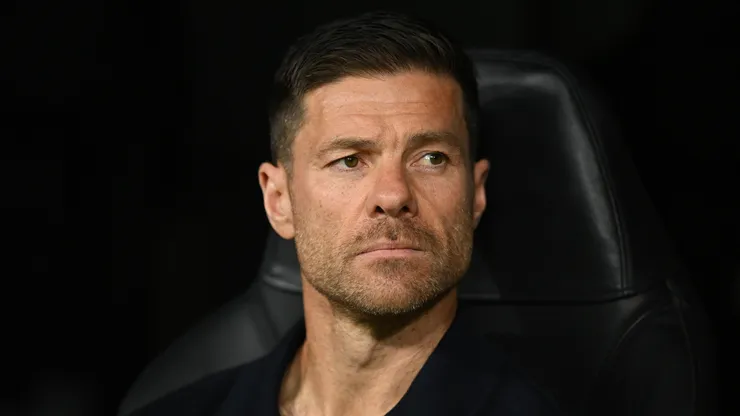 Xabi Alonso during a Real Madrid game.