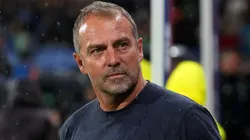 Hansi Flick prior to a LaLiga match with Barcelona.