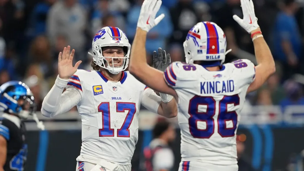 Josh Allen with Dalton Kincaid