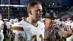 Carson Beck at Doak S. Campbell Stadium on October 4, 2025 in Tallahassee, Florida