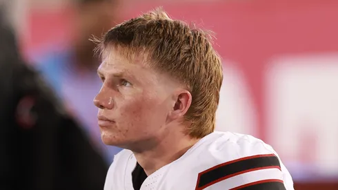 Will Hammond looks on during the 2Q vs the Cougars on October 04, 2025, Texas.