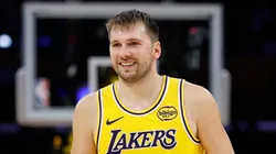 Luka Doncic #77 of the Los Angeles Lakers.
