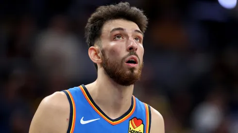 Chet Holmgren #7 of the Oklahoma City.