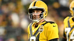 Aaron Rodgers #8 of the Pittsburgh Steelers.