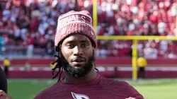 Michael Carter after a game at Levi's Stadium on September 21, 2025, California.