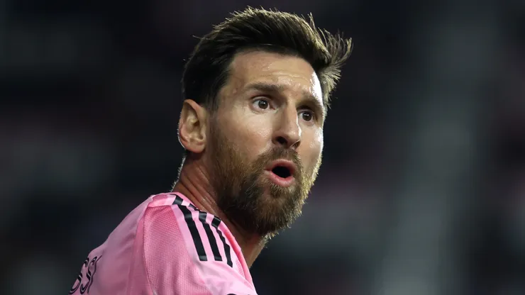 Lionel Messi at Chase Stadium on October 24, 2025 in Fort Lauderdale, Florida.
