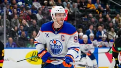 Connor McDavid at Rogers Arena on October 26, 2025 in Vancouver, British Columbia, Canada
