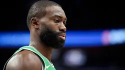 Jaylen Brown of the Boston Celtics during an NBA game.