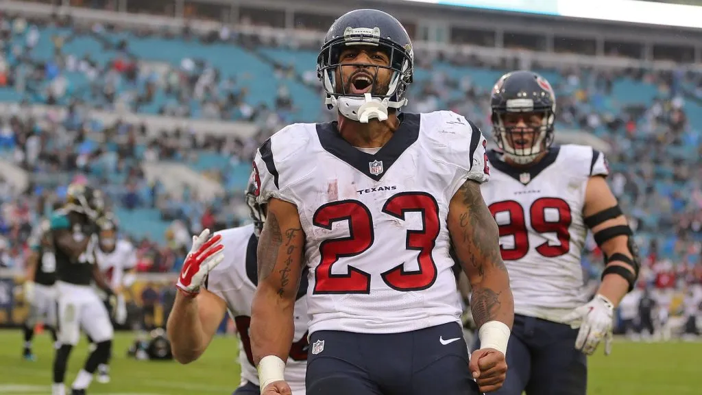 Arian Foster (Source: Rob Foldy/Getty Images)