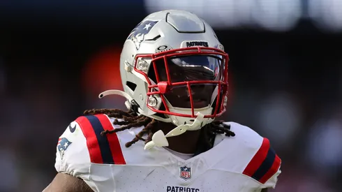 Rhamondre Stevenson, running back for the Patriots