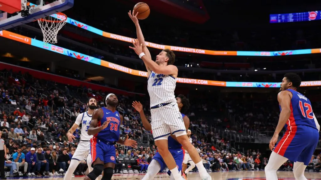 Franz Wagner in action against the Detroit Pistons. (Getty Images)