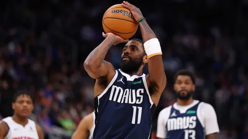 Kyrie Irving #11 of the Dallas Mavericks in 2025.