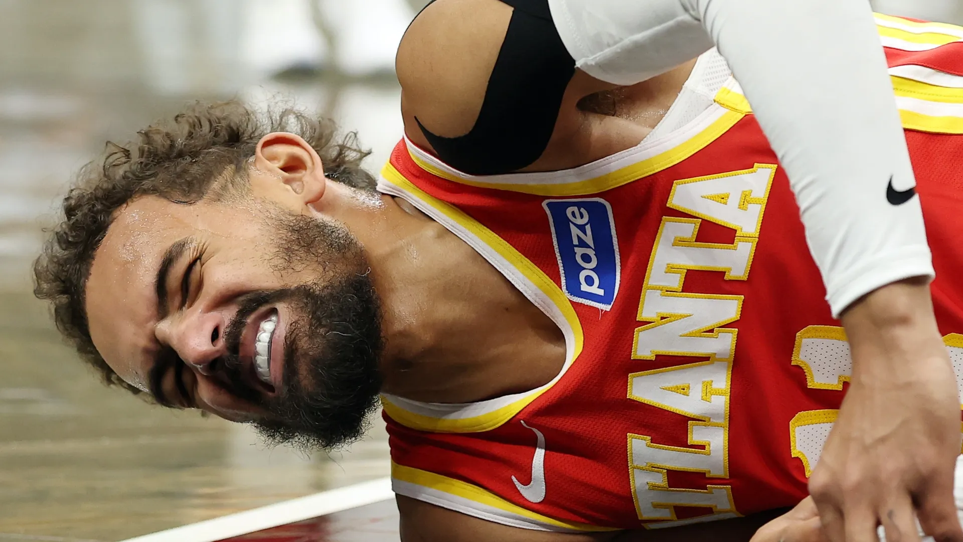 Trae Young #11 of the Atlanta Hawks.