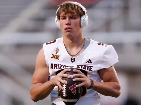 Is Sam Leavitt playing today, November 1, for Arizona State vs Iowa State?