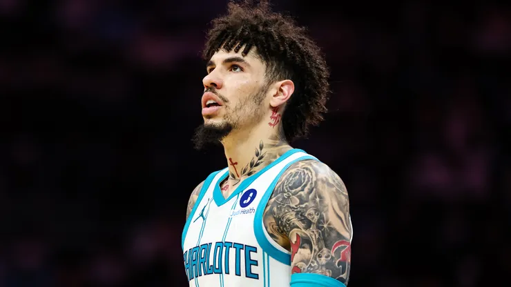 LaMelo Ball during an NBA game.