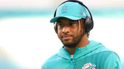 Tua Tagovailoa #1 of the Miami Dolphins.