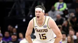 Austin Reaves #15 of the Los Angeles Lakers.