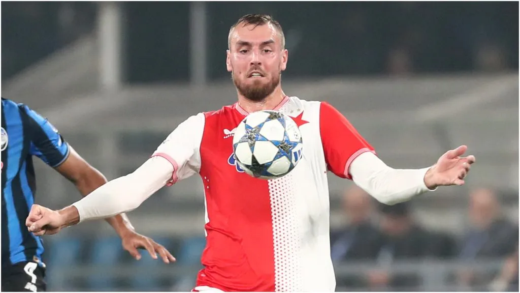 Tomas Chory of Slavia Praha – Marco Luzzani/Getty Images