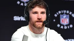 Dalton Schultz speaks on SiriusXM at Super Bowl LVIII.