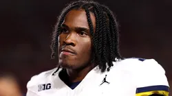 Bryce Underwood #19 of the Michigan Wolverines.