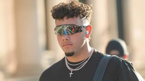 Dylan Raiola #15 of the Nebraska Cornhuskers.