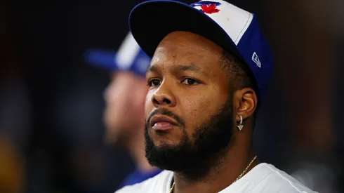 Vladimir Guerrero Jr. at Rogers Center on November 01, 2025 in Toronto, Ontario.