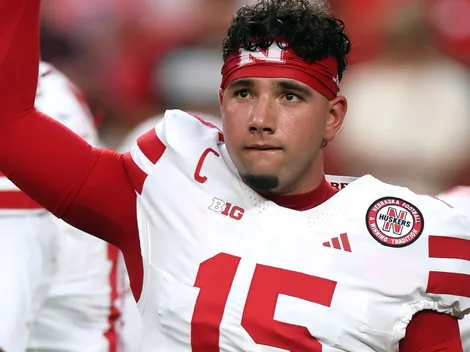 Huskers' QB Dylan Raiola breaks silence with 2-word message after season ending injury
