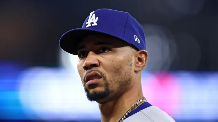 Mookie Betts at Rogers Center on October 25, 2025 in Toronto, Ontario.