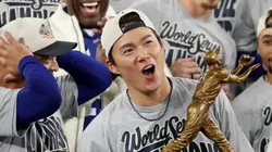 Yoshinobu Yamamoto #18 of the Los Angeles Dodgers.