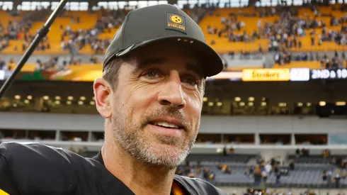 Aaron Rodgers quarterback of the Pittsburgh Steelers