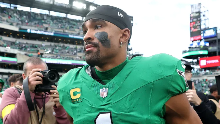 Jalen Hurts #1 of the Philadelphia Eagles.