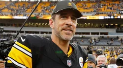QB Aaron Rodgers of the Pittsburgh Steelers (2025)