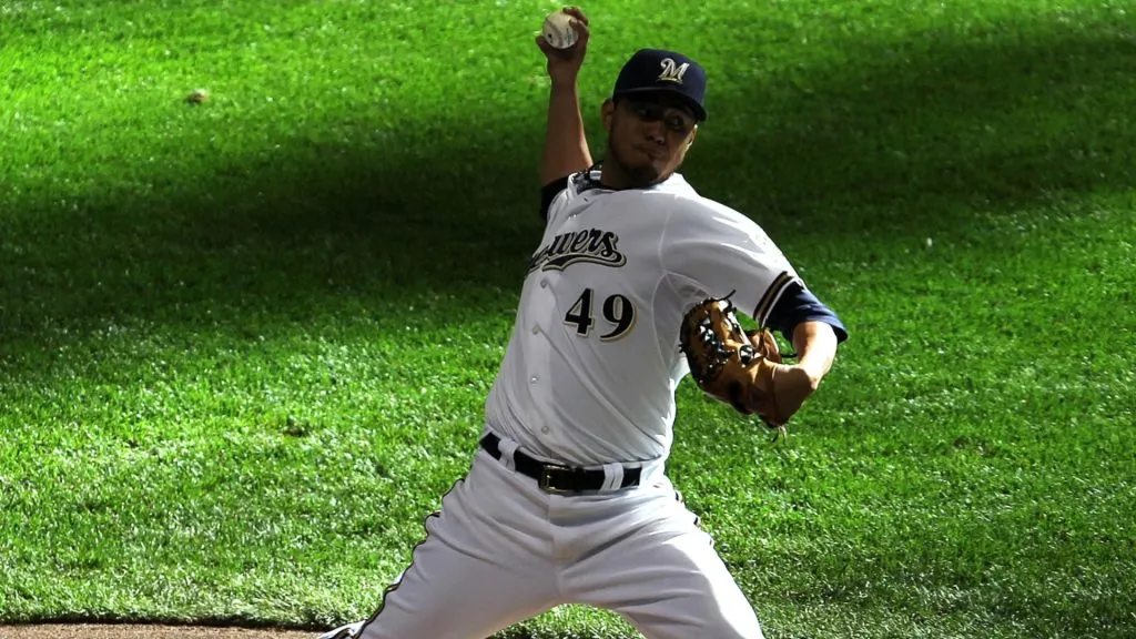 Yovani Gallardo (Source: Jonathan Daniel/Getty Images)