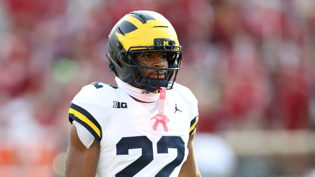 Justice Haynes during a game with the Michigan Wolverines