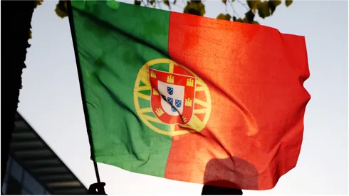 A flag of Portugal