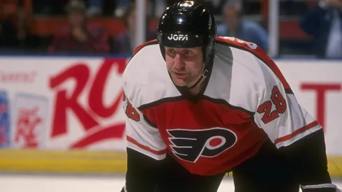 Defenseman Kjell Samuelsson of the Philadelphia Flyers.