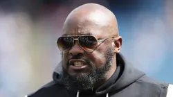 Mike Tomlin during a game against the Patriots.