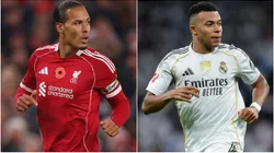 Virgil van Dijk of Liverpool and Kylian Mbappe of Real Madrid.