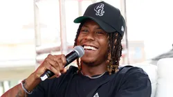 Rashid Shaheed speaks onstage.