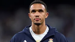 Trent Alexander-Arnold prior to a game with Real Madrid.